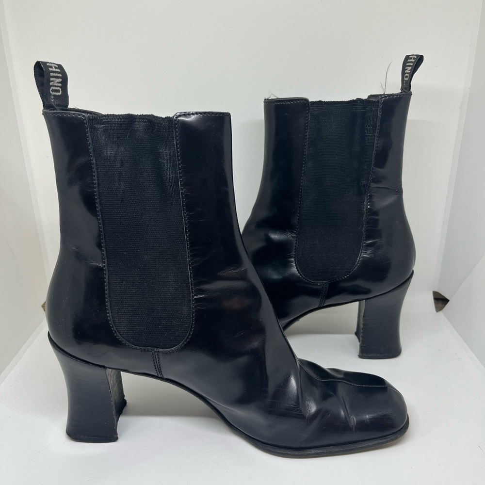 Moschino Heeled Leather Bootie